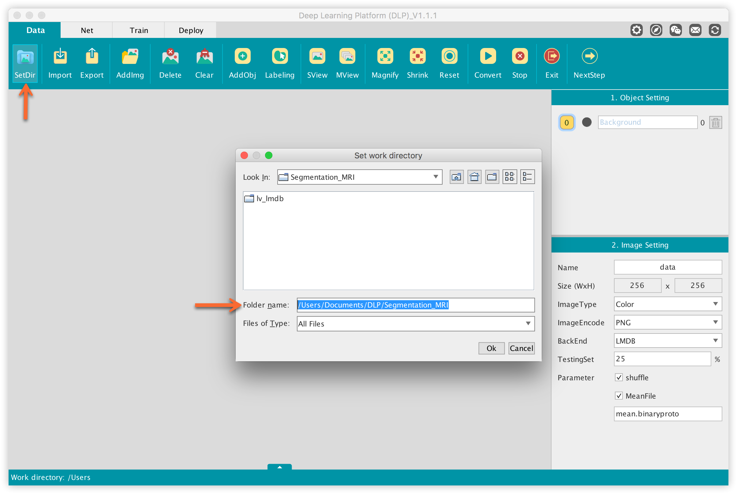 segmentation labeling